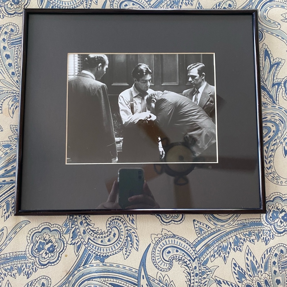 The God Father print framed picture